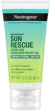 Neutrogena Sun Rescue After Sun Relief Gel, 0.45% Camphor, 3 oz