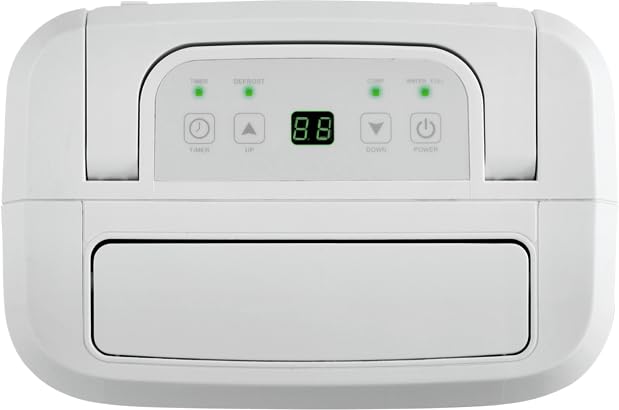 SOLTHERMIC Deshumidificador 10L/d DES10 Electrico Bajo Consumo Silencioso, Deshumificadores de Humedad Apagado Automático, Visor LED, Deposito extraíble Antihumedad,