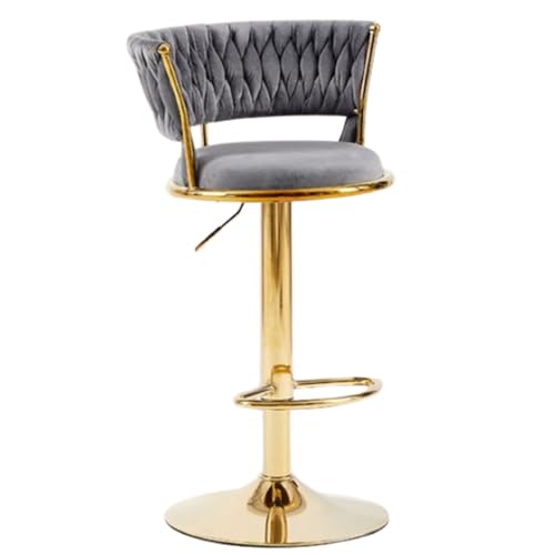 Tabouret de bar pivotant réglable de 81 à 102 cm pour en finir avec le mal de dos au comptoir