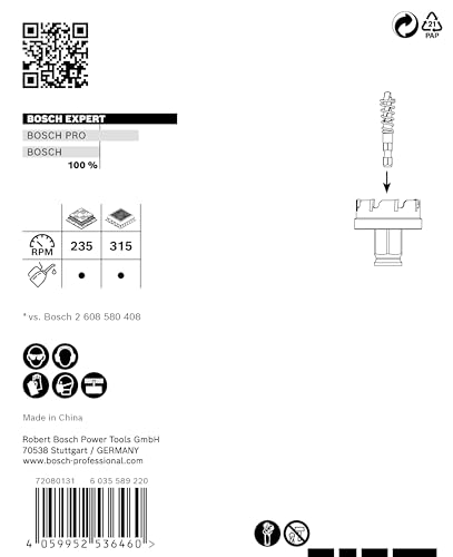 Scie Trépan Bosch 2608900500 – Expert Sheet Metal, Ø 51 mm, Acier - vue 10