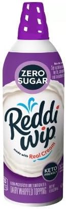 Zero Sugar Keto Friendly Gluten Free Whipped Topping