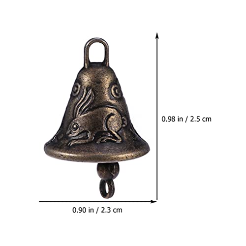 Yardwe 20Pcs Mini Ofício Pequeno Sino Sino Carrilhão de Vento Feng Shui Sino Bênção Boa Sorte Chavei