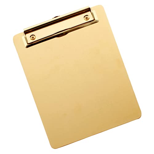 Tablette d'écriture A4 en acier inoxydable or de haute qualité