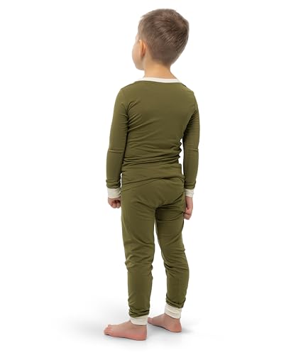 2-Piece Pajama for Kids and Toddlers - Toddler Pajamas - Boys and Girls Pajamas viscose made from Bamboo2