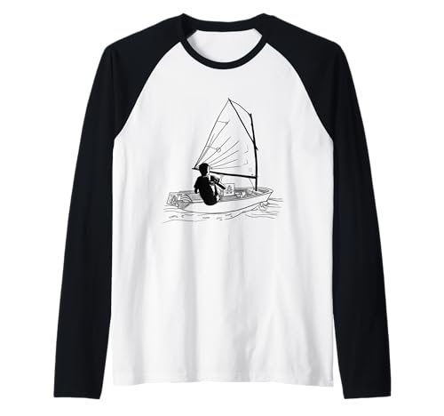 Barca A Vela Optimist Grafica di Dinghy Navigera