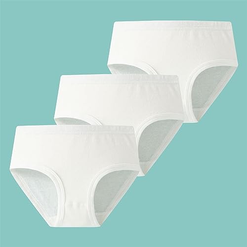 Toddlers Little Girls Cotton Briefs Breathable Panties Pack of 3 Print Underwear Kids Panties3