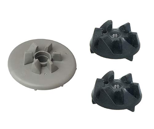 AJS spares- Motor & Jar Coupler Set For "Panasonic/National Panasonic" Mixer Grinders "D-Hole" (Plastic, Rubber),Black