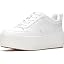 White Perforated Leather