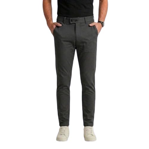 Image of Men's Formal Trousers | Premium Lycra Stretch Pants | Standard Fit | Comfortable Office, Business & Casual Wear | Stylish Men's Bottom Wear