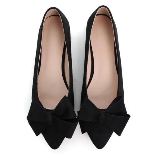 Image of Stunner Womens Flats Fashion Pointed Toe Bowknot Ballet Flats Cute Slip On Dress Flats Comfortable Party Wedding Flats2