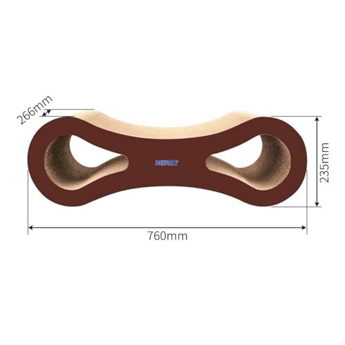 Tapis à gratter arbre à chat horizontal 76cm jouets for animaux
