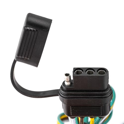 Image of Wsays 4-Pin Trailer Wiring Harness Kit Fit for Jeep Gladiator JT 2020-2025