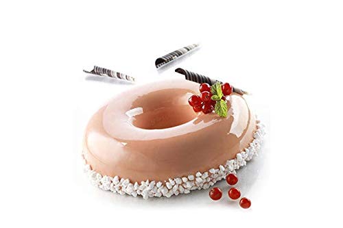 SAVARIN 180/1 - Stampo in Silicone ø180/60 H 50 MM Bianco
