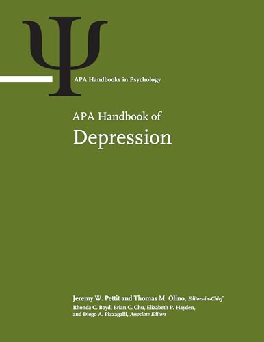 Bild: APA Handbook of Depression: Volume 1: Classification, Co-Occurring Conditions, and Etiological Processes; Volume 2: Minoritized Populations, Lifespan ... (APA Handbooks in Psychology� Series) f�r 390,19 EUR (-22%) statt 503,19 EUR bei Amazon