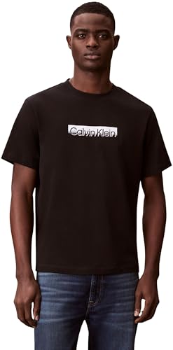 Calvin Klein 20s EU Wholesale Sportswear GRAP Lv04lf812g T-Shirts Graphiques, Black (Black), XXL Homme