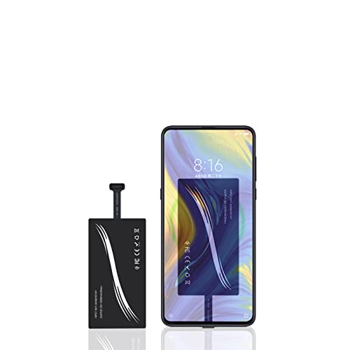 Receptor de Carga Qi Tipo C, módulo Receptor de Carga inalámbrico Qi USB C Tipo C para teléfono Inteligente con Interfaz Tipo C, Carga inalámbrica rápida