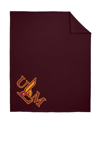 Sport Your Gear Louisiana Monroe Warhawks Prime Logo Comfortable Stadium Fleece Officially Licensed Game Day, Tailgating Throw Blanket 50" X 60"