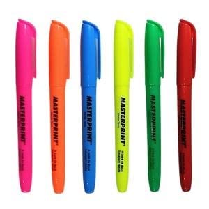 Kit 12 Marca Texto Masterprint (6 Neon + 6 pastel)