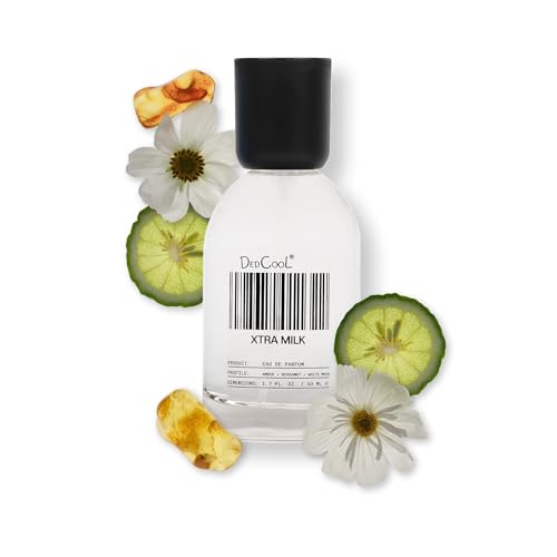 DedCool Eau de Parfum | Xtra Milk | Bergamot White Musk & Amber | Clean Unisex Fragrance | Non-Toxic Vegan | 1.7 fl oz