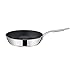 Tefal Jamie Oliver Cook's Classics Stainless Steel Frying Pan, 30 cm, Non-Stick Coating, Heat Indicator, 100 Percentage Safe, Riveted Silicone Handle, Oven-Safe, Induction Pan E3060734