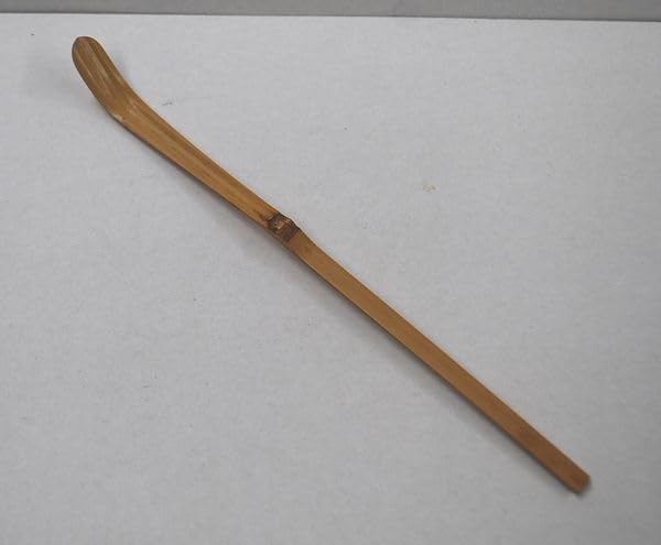 Amazon | 古物《茶道具・茶杓》白竹茶杓 「虫の音」 山口大痴師 秋にお