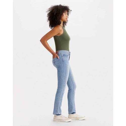 Levi's Damen Jeanshose 314 Shaping mit Stretch-Anteil, Straight Fit, Blau (Twice The Time), W25/L30 – Ansicht 3