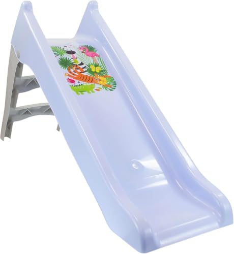 Mochtoys Kinder Rutsche mit Wasseranschluss 140 cm Rutschlänge,...