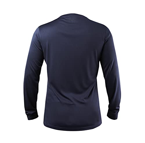 Zhik Mens ZhikDry UV Active Long Sleeve Top - Navy - Lightweight Quick Dry UV Sun Protection and SPF Properties - Size - XL2