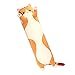 Cuscino a forma di gatto lungo in peluche super morbido, 90 cm