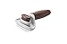 HUNTER SPA Zupfbürste selbstreinigend, für Hunde, 17,0 x 9,0 cm, M, grau / braun