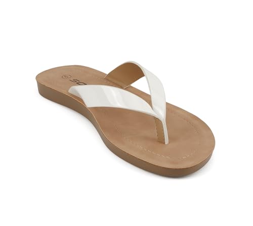 Image of Soda Shoes Women Flip Flops Basic Plain Slippers Thongs Sandals Strap Casual Beach Ella-S