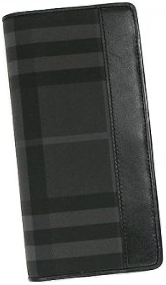 Amazon | (バーバリー) BURBERRY 二つ折り長財布 ブラック 3801353 