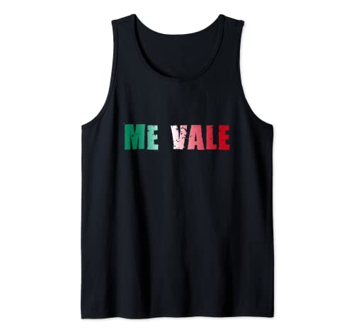 Me Vale - Bandera mexicana vintage latina española Camiseta sin Mangas