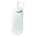 Zenker 41052 Bouteille de décoration souple, bouteille pour sauce, flacon de décoration, Plastique, Blanc, 12 x 5,3 cm