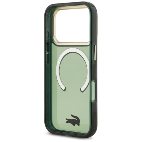 Coque iPhone 17 Pro Lacoste Sinople transparente MagSafe anti-chocs - 6