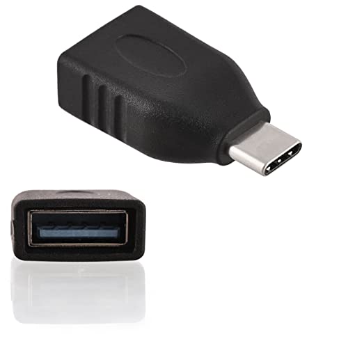 Image of JGD PRODUCTS USB Type C Male 3.0 to Female OTG Adapter Compatible with All Type C Enabled Devices (Black)
