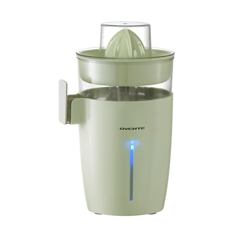 Ovente 40W Electric Citrus Juicer with Self-Reversing Cones