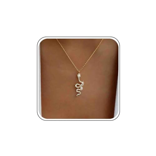 Cybche Punk Cristallo Serpente Collana Choker Oro Strass Serpente Pendente Collana Scintillante Cz Animale Serpente Collane Catena Gioielli Per Le Donne