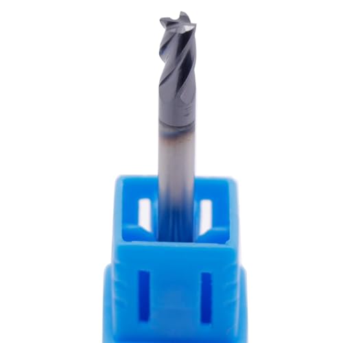 Image of 5Pcs 1 /8 inch 4 Flute Solid Carbide Square End Mill, Double End, AlTiN Coated | 35 Degree Helix, 1 /8 inch Cutting Diameter, 1 /8 inch Shank Diameter, 1 /4 inch Length of Cut, 1-1 /2 inch Overall Length