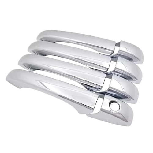 アウタードアハンドルカバー Compatible With Chrysler For Town For Country 2008 2009 2010 2011-2016 ドアハンドルカバー クローム 外装スタイリングステッカー カーアクセサリー 4個