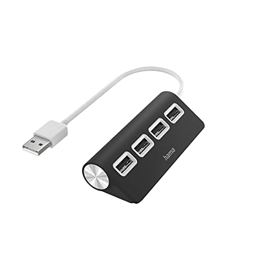 Hub Usb, 4 Porte, Usb 2.0, 480 Mbit/S, Nero - Hub USB - Immagine 6