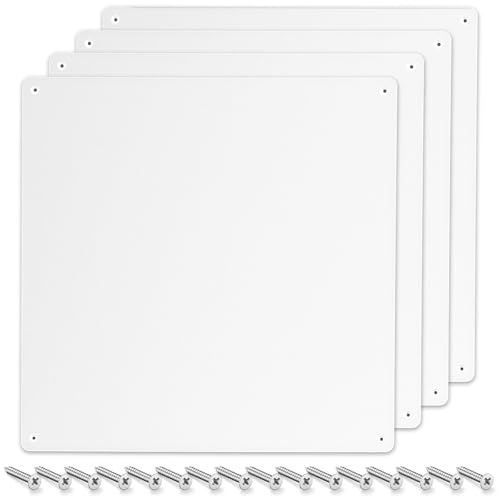 Gisafai 4 Pcs 17"x17" Access Panel for Drywall, Plastic Wall Hole Cover