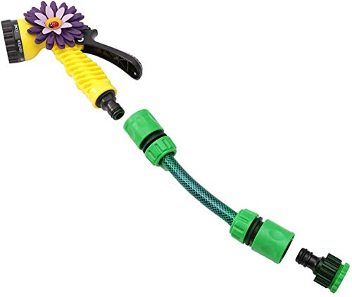 Plastic Garden Hose Tap Connector Kit Hose Connector Fitting Set for Join Garden Hose Pipe Tube Including Double Male Connector,Hose Tap Connector Size 2-in-1, Hose 1/2\"End Quick Connect (5 Packs) - Thumbnail 6