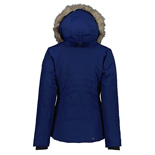 Obermeyer Tuscany Elite Jacket For Women - Fleece Chin Warmer, Interior Windguard, Comfortable And Cozy Winter Jacket Navy 10 One Size #TOP2