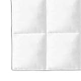 Design blanc élégant qui s'intègre parfaitement dans n'importe quel intérieur de chambre. La surface en microfibre brossée donne à la couette un look luxueux et une sensation agréable sur la peau. Une tendance d'intérieur intemporelle pour 2025 qui allie confort et esthétique. Parfait pour les ménages soucieux du style qui apprécient un intérieur harmonieux.