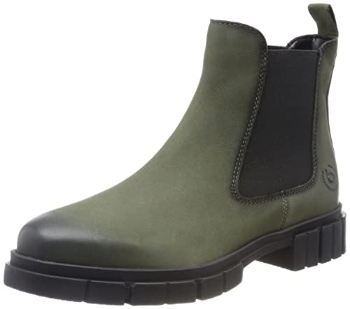 bugatti Damen 433-A9651 Stiefel Warmfutter, Grün/Schwarz, 39 EU