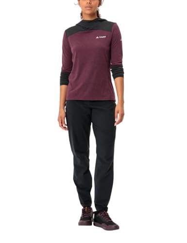 VAUDE Damen Women’s Tremalzo Ls T-Shirt, Cassis Uni, 42 EU