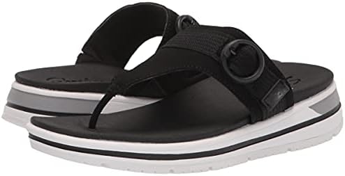 Skechers Women's INTERGRADES-Smooth Cruise Flip-Flop, Black, 11 | Image 6