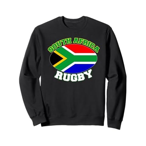 South Africa Flag Rugby Ball Sports Players Gifts Sweatshirt Cover