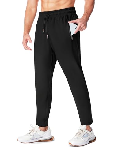 Image of Venzina Men's Straight Leg Chino Pants-Cool-Touch & Wrinkle-Free Business Casual Trousers with Stretch, Moisture Wicking, Easy Care Office Travel Pants M - 2XL